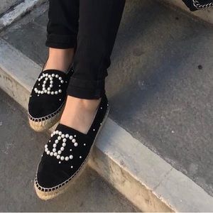 Chanel Pearl Espadrilles